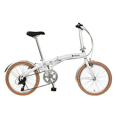 【楽天市場】ジック ルノー 20型 折りたたみ自転車 RENAULT AL-FDB207D ジェラートホワイト/7段変速 11265-12